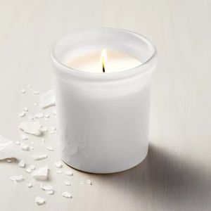 Hearth & Hand NWT Colored Glass 6oz Salt Jar Candle